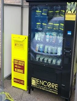 AIDS Care Ocean State harm reduction vending machine
