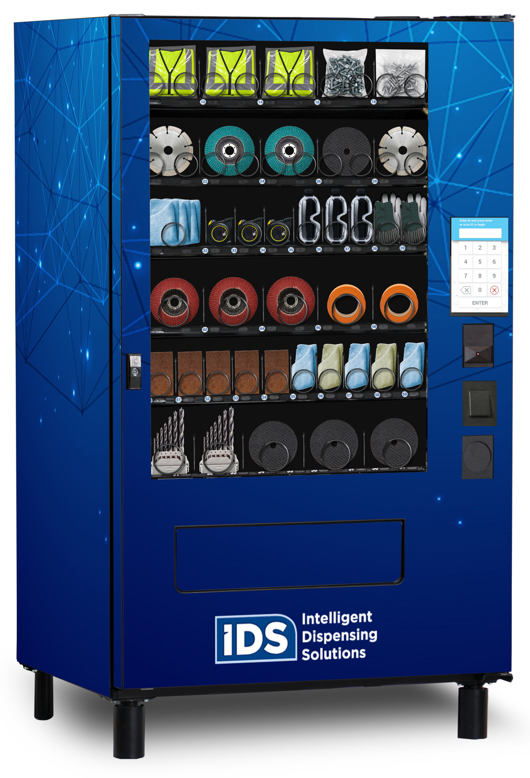 MRO High-Capacity Industrial PPE & Safety Vending Machine