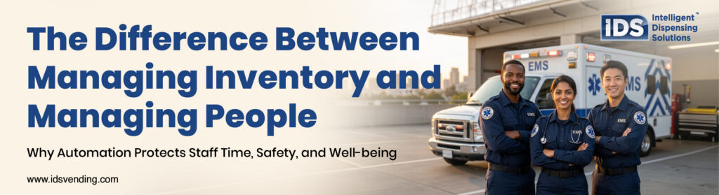 The Difference Between Managing Inventory and Managing People: Why Automation Protects Staff Time, Safety, and Well-being